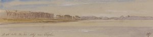 1867年1月31日、午前9時〜45時、タパの近く（287） 作： Edward Lear